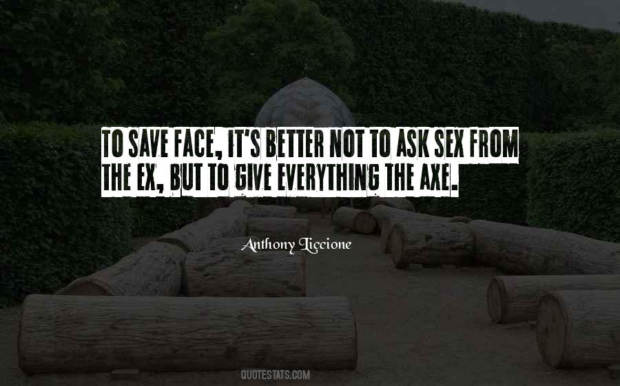 Save Face Sayings #1786916