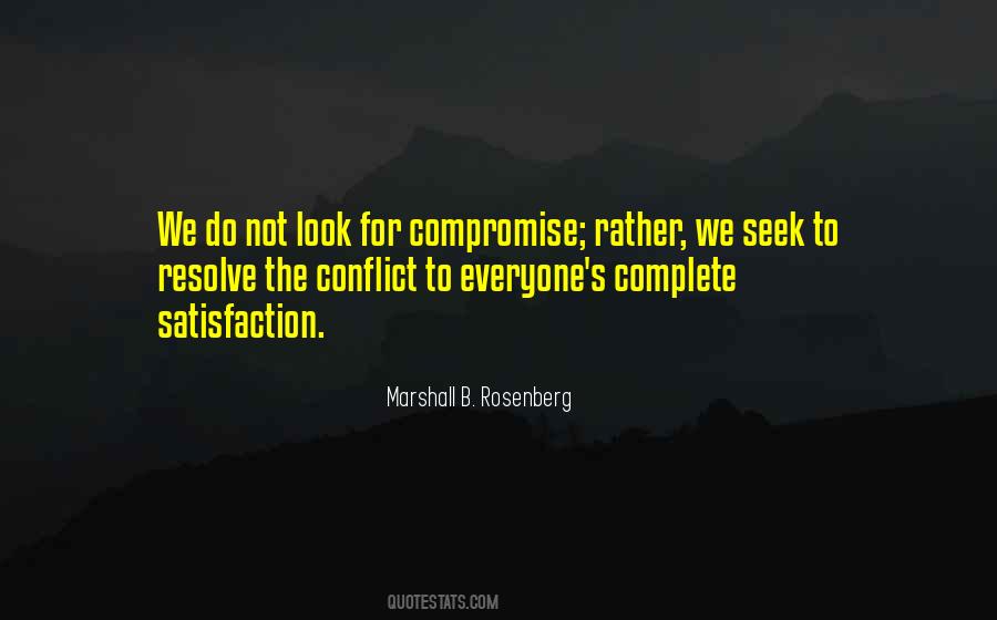 Quotes About Conflict And Compromise #1862982