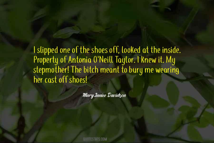 Shoes Off Sayings #778355
