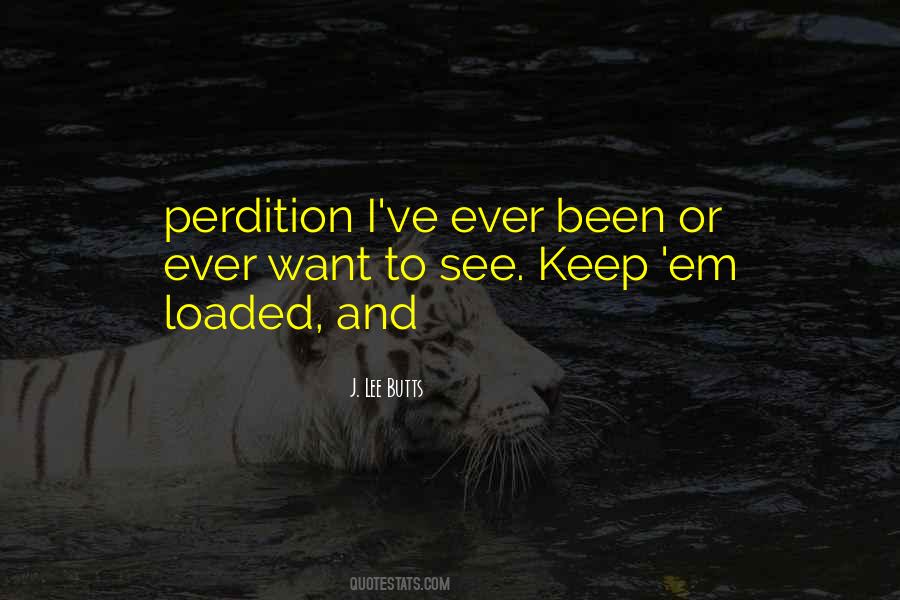 Quotes About Perdition #1848117