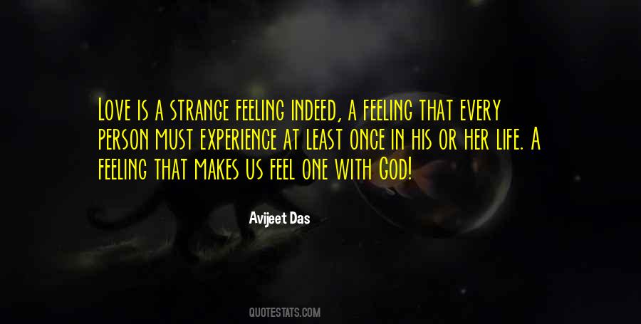 Strange Love Quotes Sayings #1219379