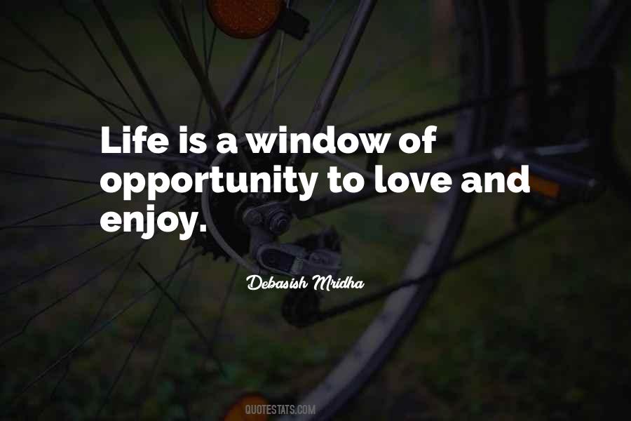 Quotes About The Window Of Opportunity #1664087