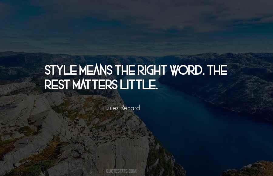 The Right Word Sayings #1089837