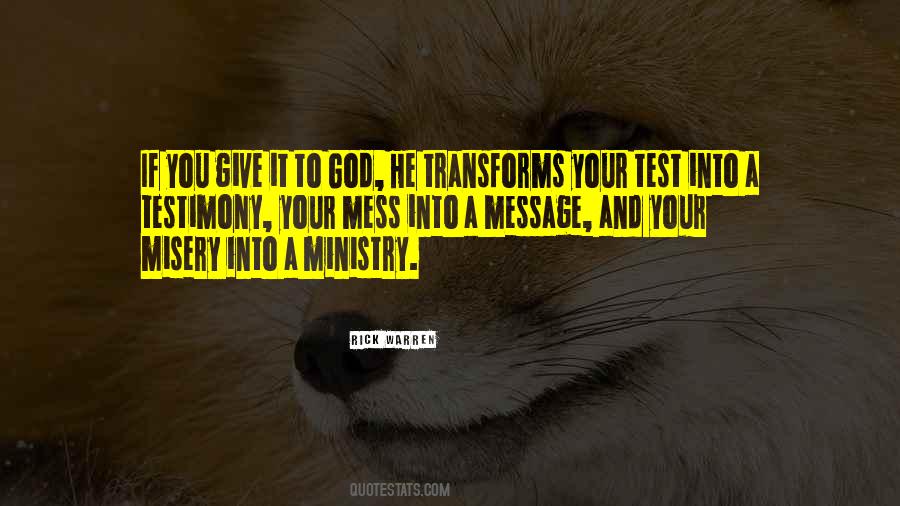 Give It To God Sayings #1267685