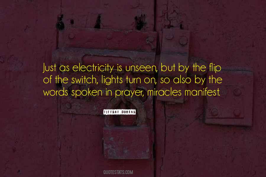 Turn Off The Lights Sayings #550522