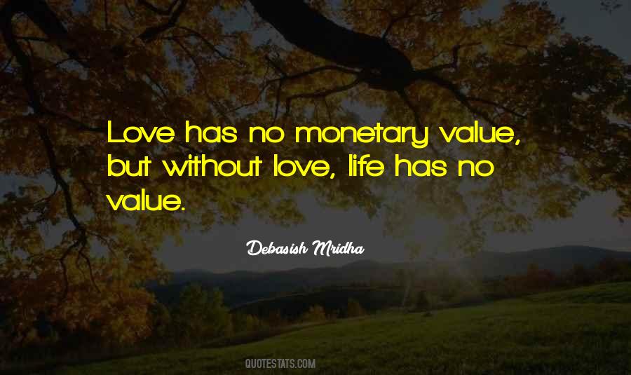 Value Life Sayings #116364