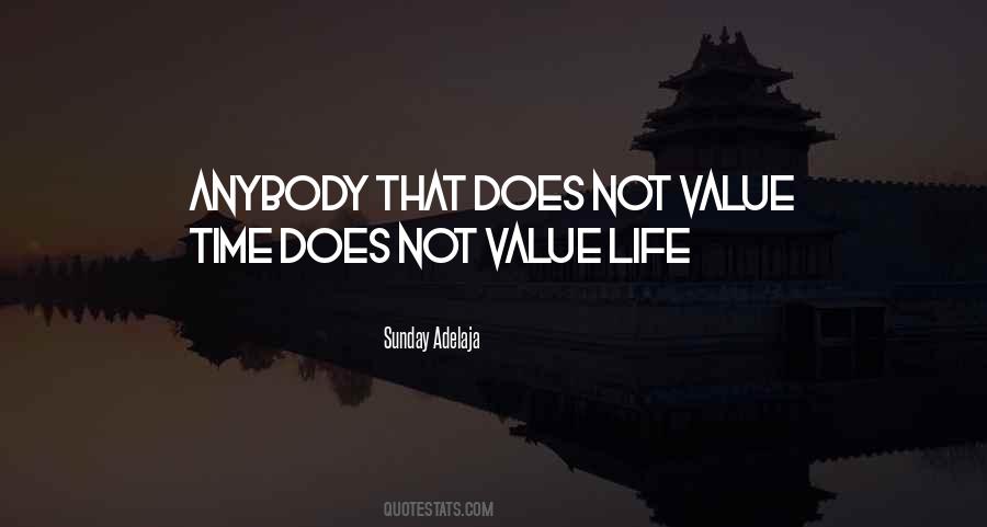 Value Life Sayings #1500359