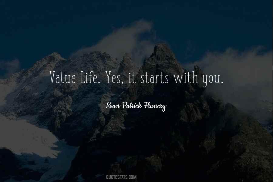 Value Life Sayings #369903