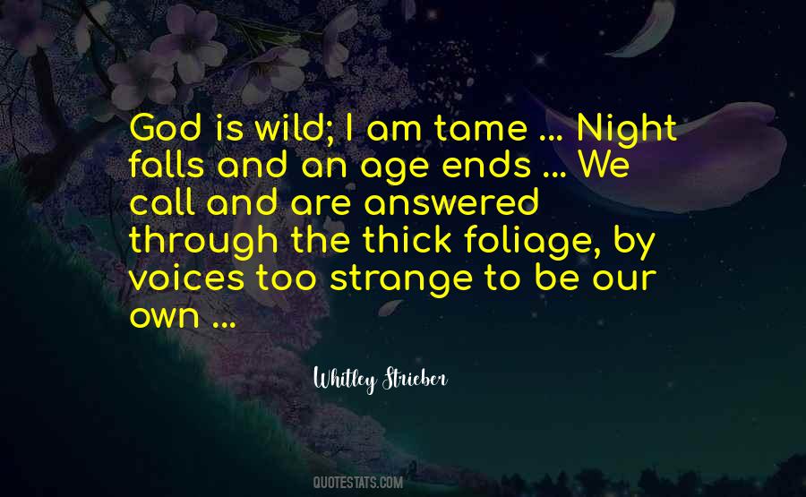 Wild Night Sayings #920175