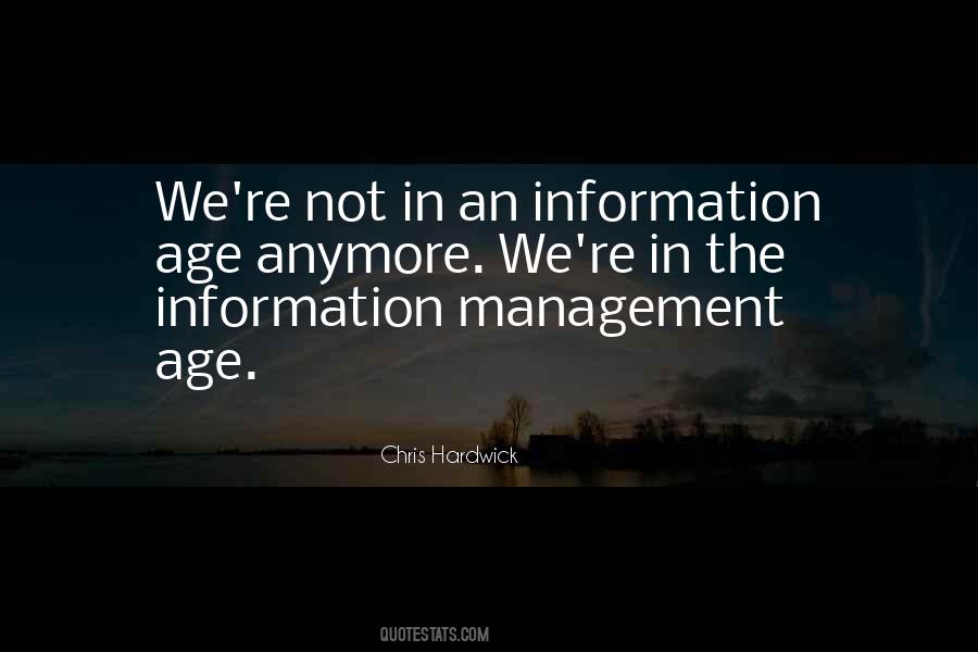 Quotes About Information Management #706123