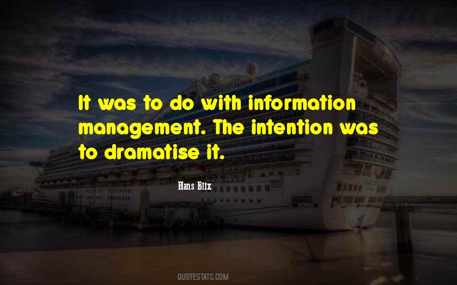 Quotes About Information Management #861866