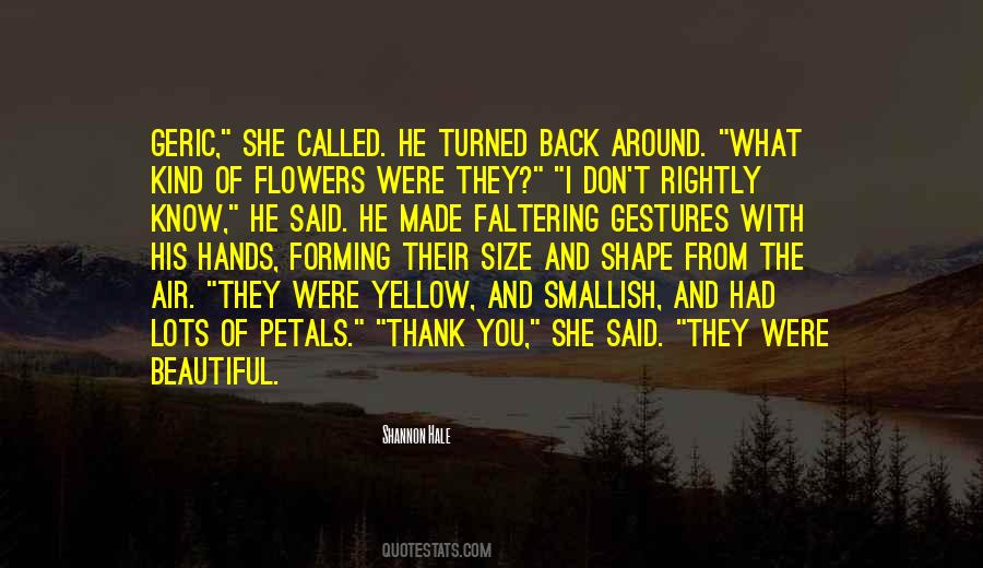 Yellow Flower Sayings #234126