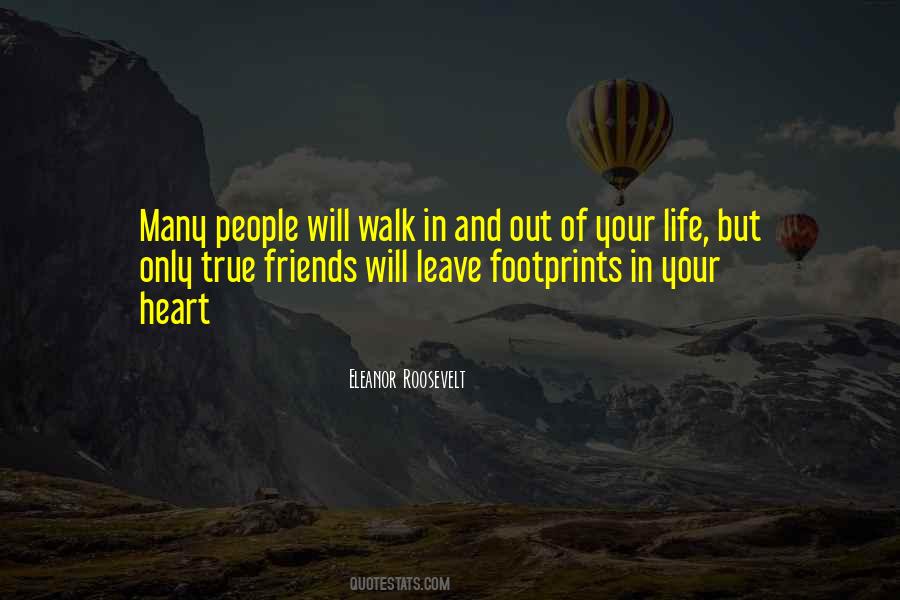 Footprints In Your Heart Sayings #196597