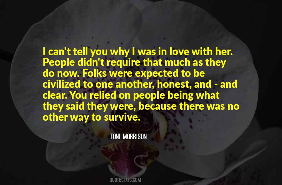 Quotes About Love Toni Morrison #1697202