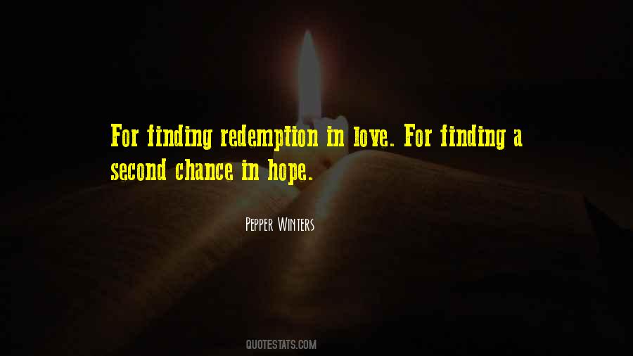 Quotes About Hope And Redemption #1421315