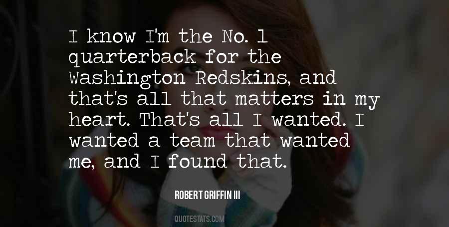 Quotes About Washington Redskins #1042863