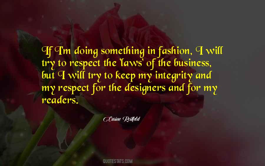 Quotes About Integrity And Respect #1442092