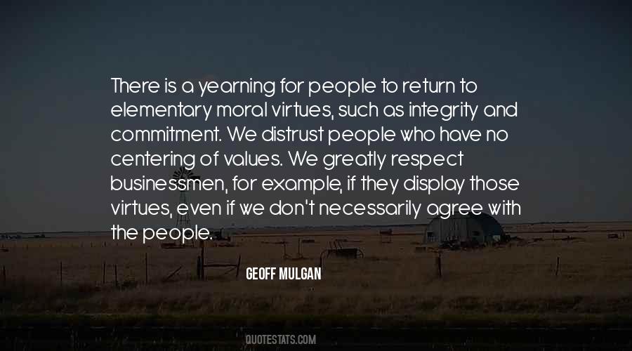 Quotes About Integrity And Respect #1535733