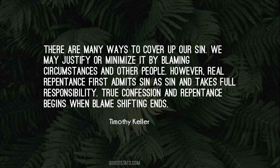 Quotes About Shifting Blame #476638