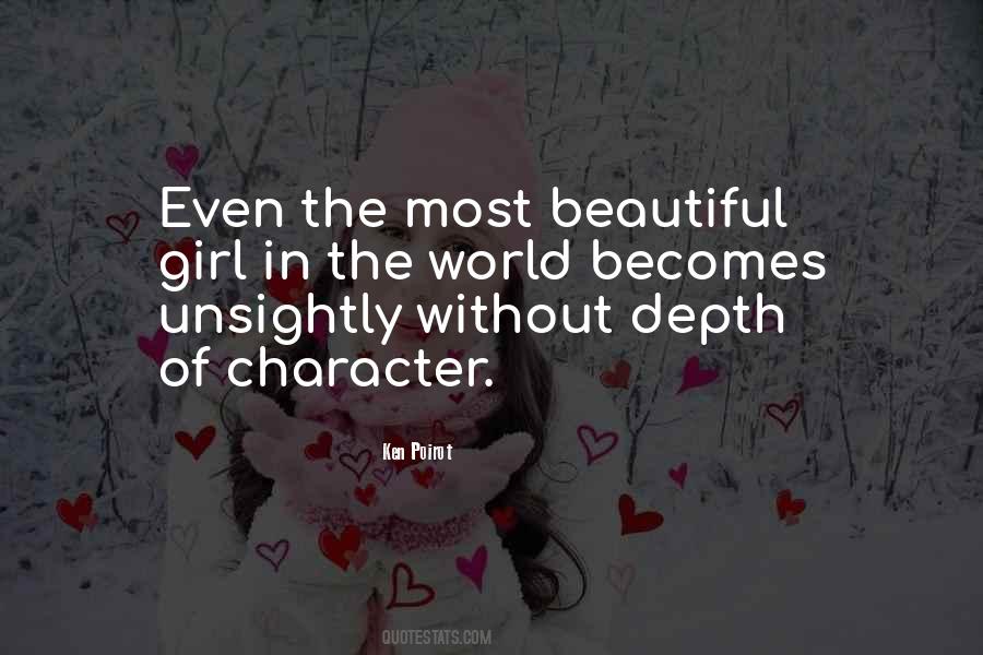 Quotes About Ugly Character #1419442