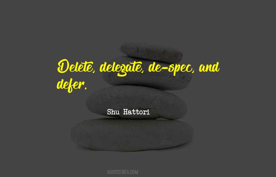 Delegate Work Quotes #1299562