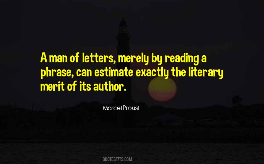 Quotes About Literary Merit #203734