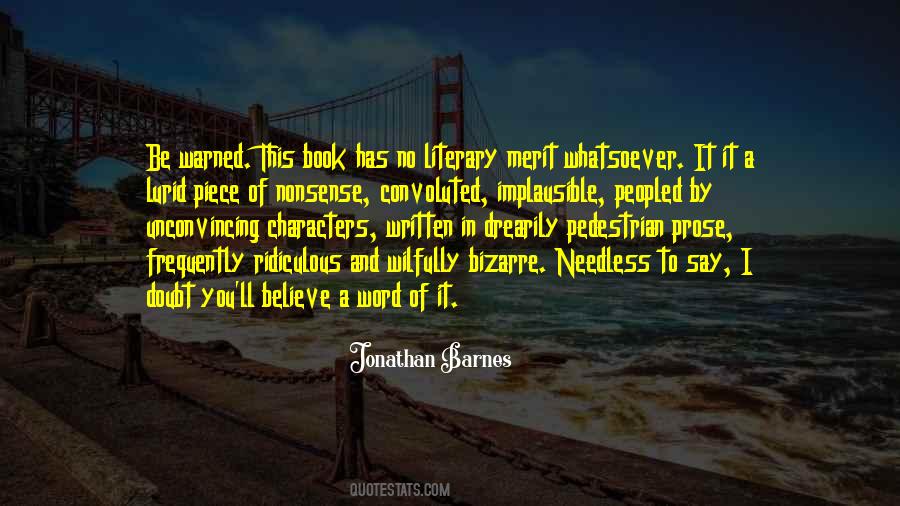 Quotes About Literary Merit #863294