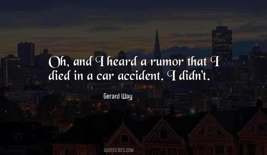 Quotes About A Car Accident #781363