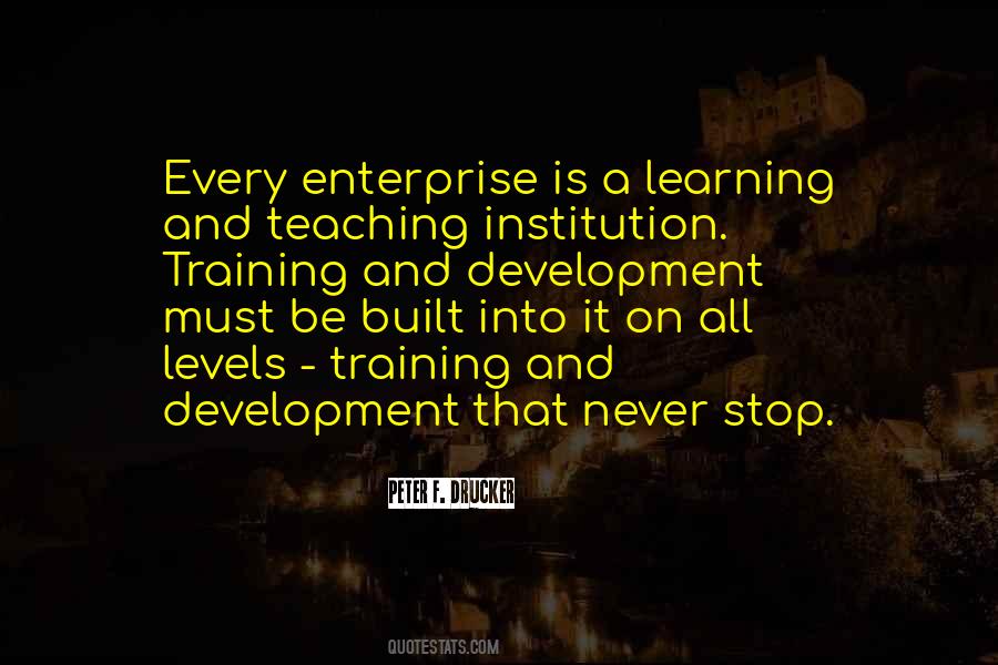 Quotes About Training And Learning #1667795