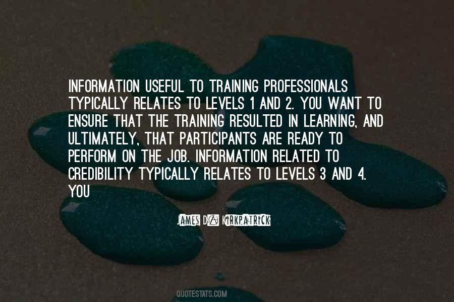 Quotes About Training And Learning #577298
