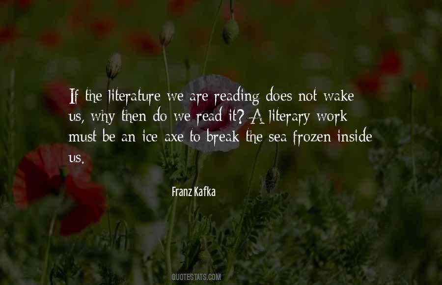 Why Literature Quotes #110000