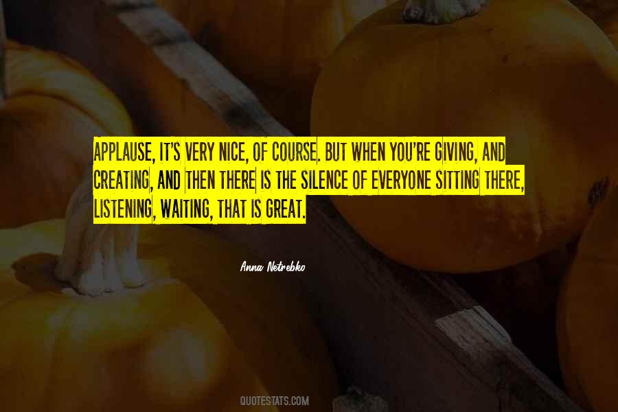 Quotes About Sitting And Waiting #1436599