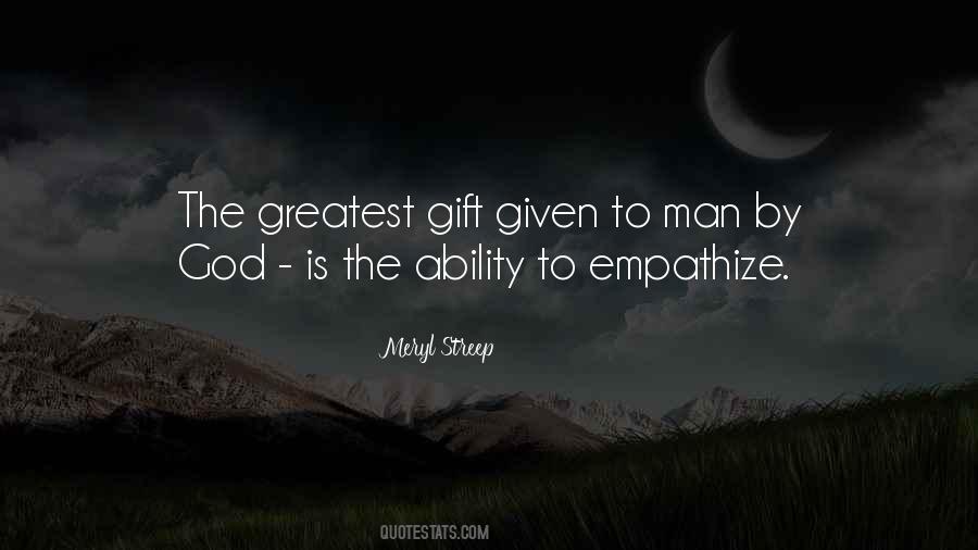 God Given Ability Quotes #484029
