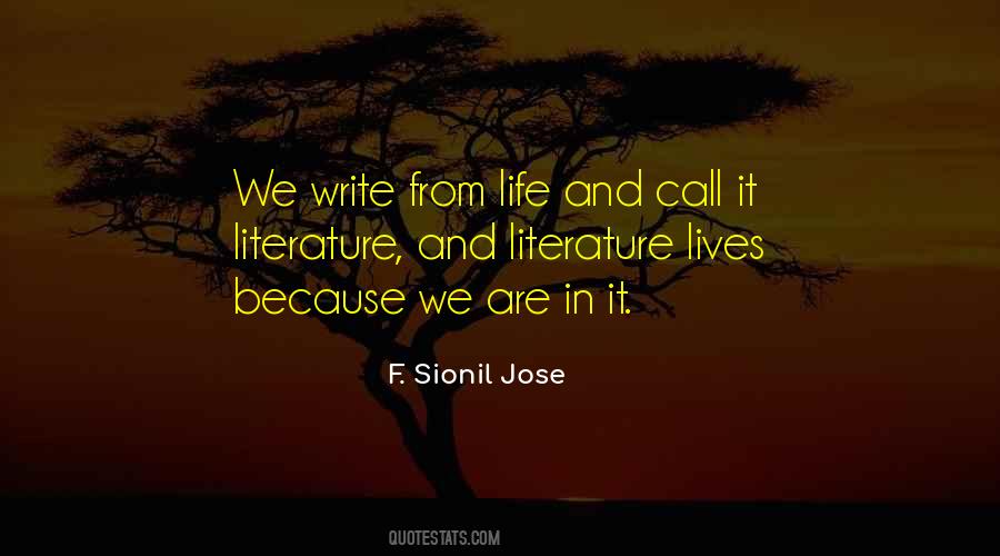 Quotes About Life From Literature #99717