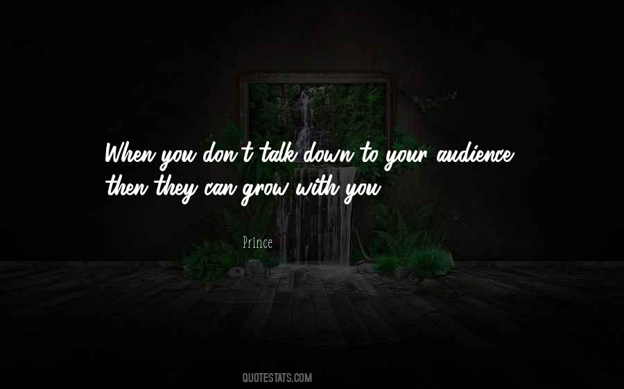 Quotes About Don't Talk #911477