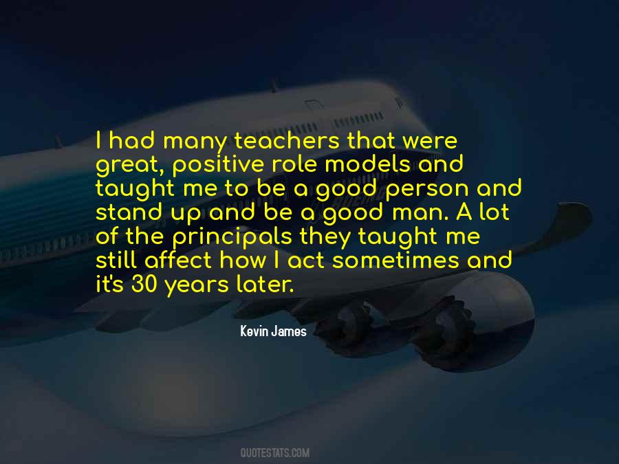 Quotes About Positive Role Models #805336