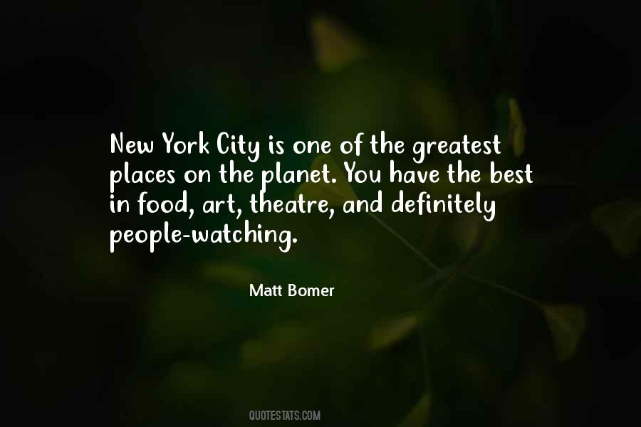 Quotes About New York Food #140909