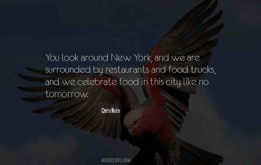 Quotes About New York Food #266461