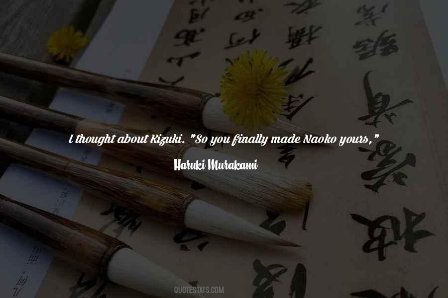 Haruki Murakami Norwegian Wood Quotes #1311022