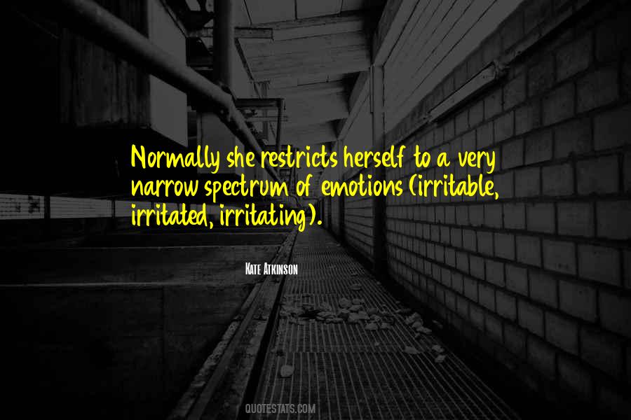 Quotes About Irritable #697293