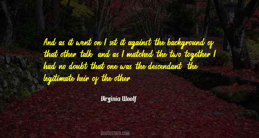 Quotes About One's Background #738772