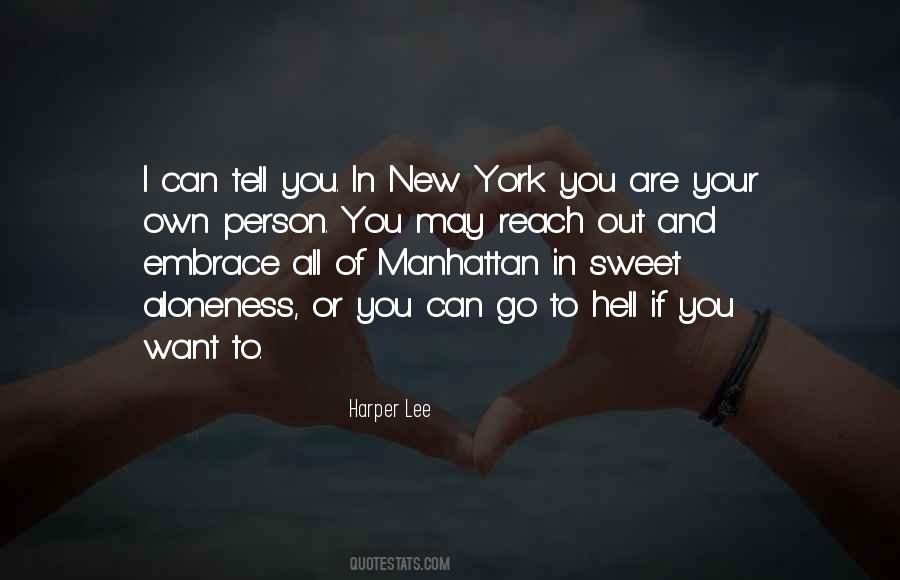 Quotes About Manhattan New York #602907