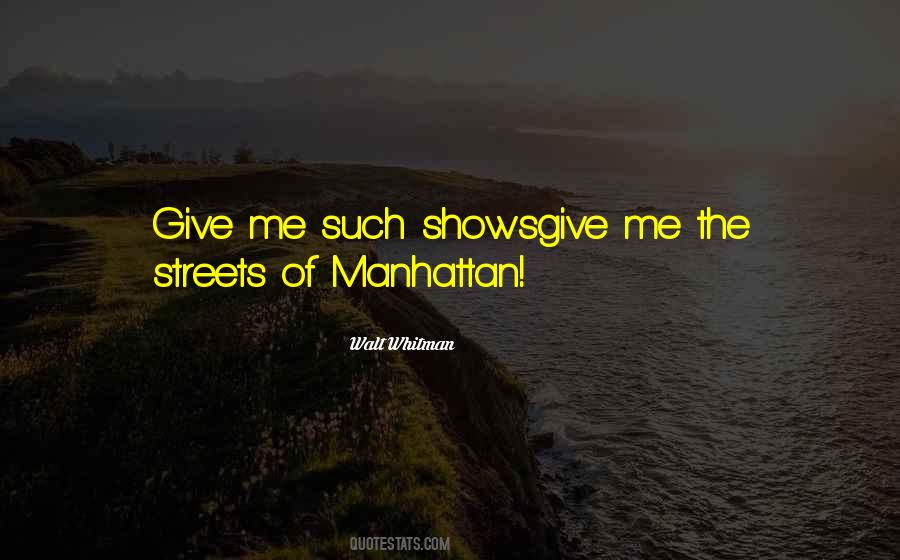 Quotes About Manhattan New York #899130