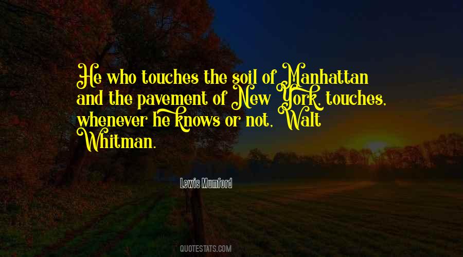 Quotes About Manhattan New York #938706