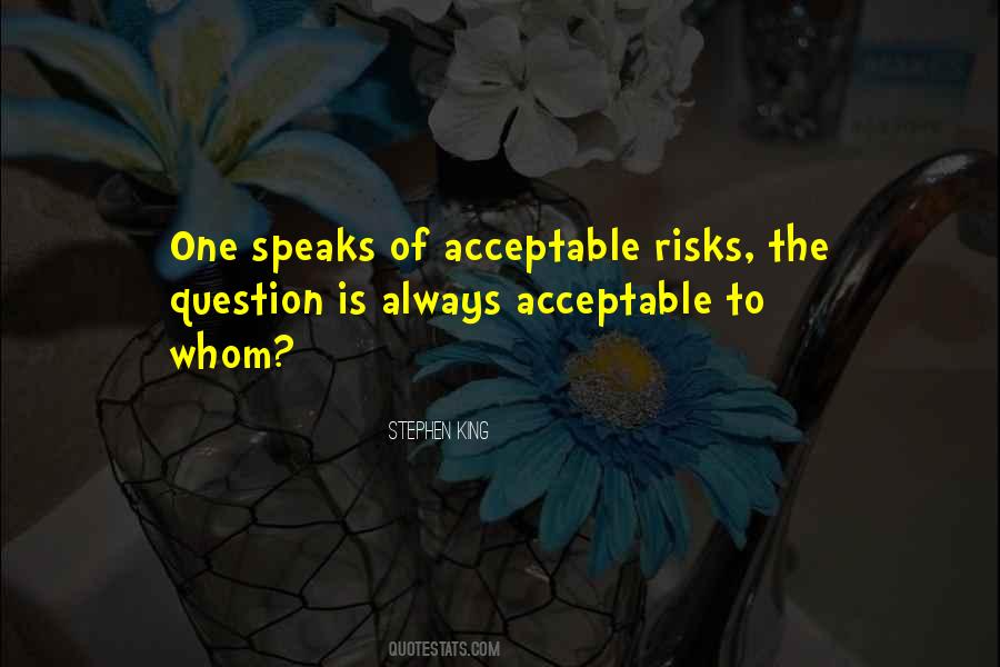 Quotes About Acceptable #1290383