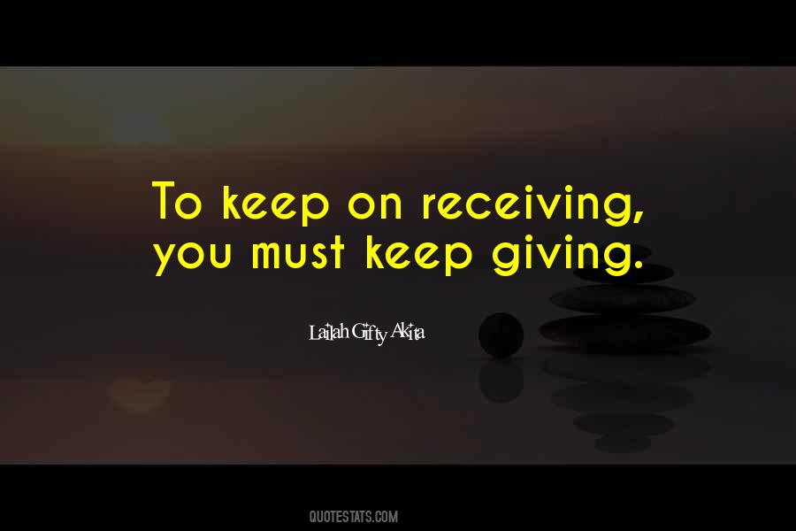 Giving Without Receiving Quotes #339358