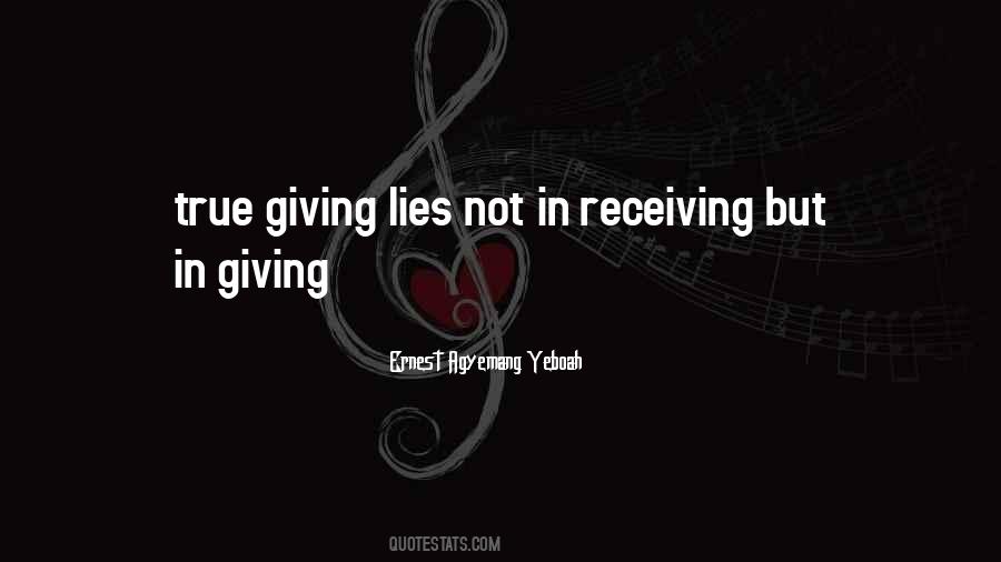 Giving Without Receiving Quotes #455335