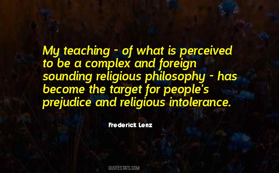 Quotes About Religious Intolerance #126768