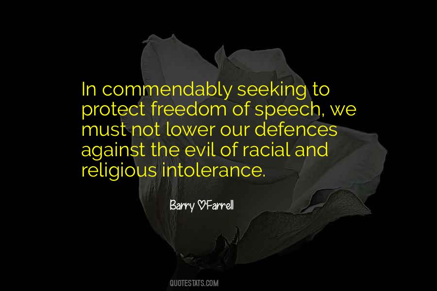 Quotes About Religious Intolerance #1486874