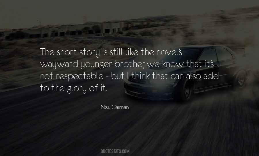 Quotes About Short Story #1167602